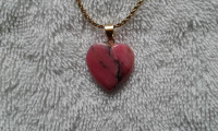 Rhodonite Heart necklace