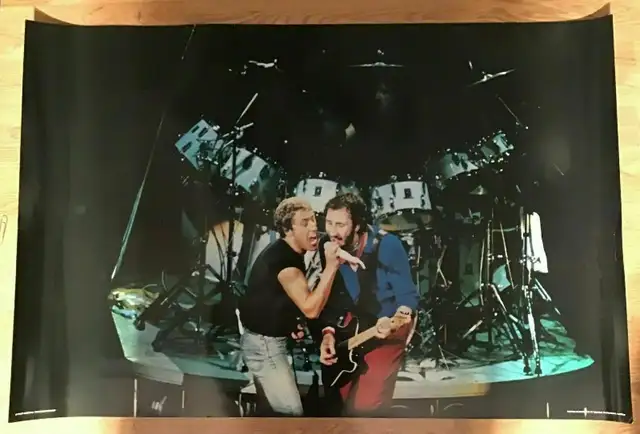Who The  Daltrey-Townshend- 1980-Vintage Minerva Poster-#P8006 in Arts & Collectibles in City of Toronto - Image 2