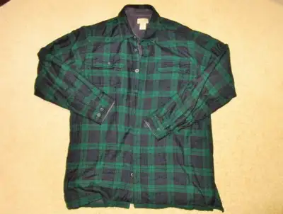LL BEAN … LONG LINED SHIRT JACKET…Size LARGE TALL, View more