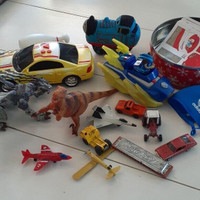 Big bunch of boy toys! - Paw Patrol Matchbox dinosaurs plane  ++