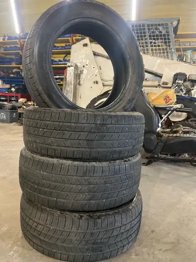I have a set of 4 Michelin 215 55R17 tires for sale. DOT 0422 $325