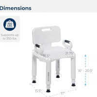 Brand new Drive Medical RTL12505 Premium Series Shower Chair 