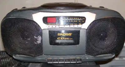 KOSS PC-35 Portable CD Stereo Radio Cassette Recorder, View more