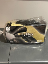 Dozen Ansell HyFlex Cr 11-500 Cut-Resistant Gloves 10 Lg