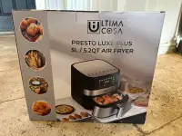 NEW Ultima Cosa Air Fryer, 5-L brand new in box 