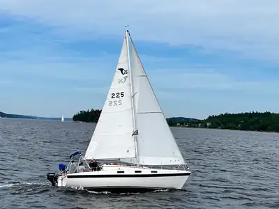For sale: 1977 Tanzer 26 sailboat and yard trailer The asking price is $6300.00 Call Mike at 506-607...