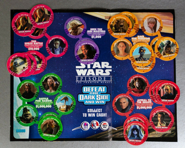 Star Wars Pog, Game Collector Boards. in Arts & Collectibles in Chatham-Kent - Image 2