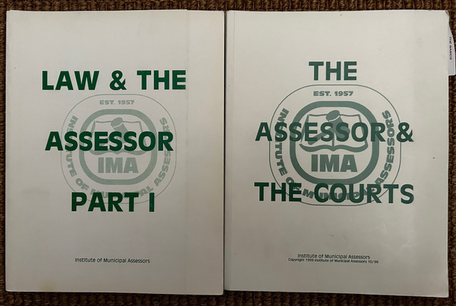 Law & the Assessor / The Assessor & the Court in Other in Markham / York Region