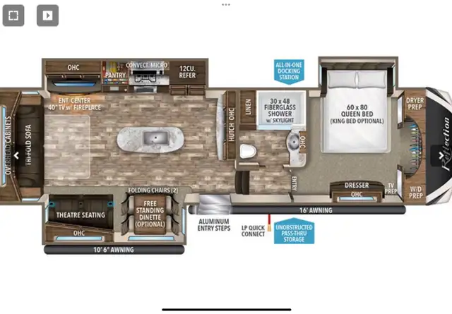 2019 Grand Design Reflection model 337RLS in Travel Trailers & Campers in Annapolis Valley - Image 3