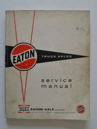 Eaton Truck Axles Service manual 1966