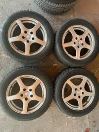 205/55 & 225/50 R16 5x114.3 Winter Tires on Alloy Rims