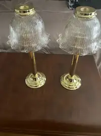 Partylite  Brass Candle Lamps