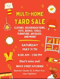 Yard Sale TODAY! May 11th