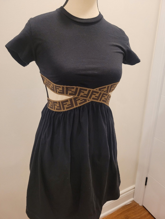 Fendi hotsell black dress