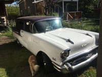 Rare cool and fast.1957 Chevy 150 belair wagon
