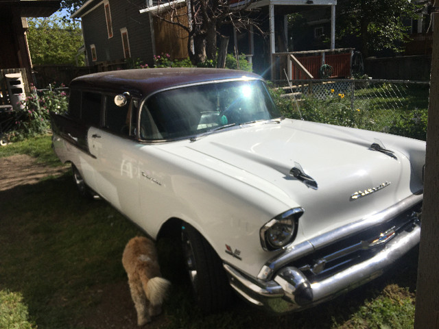Rare cool and fast.1957 Chevy 150 belair wagon in Classic Cars in Calgary