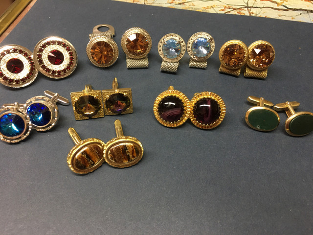 Vintage Stone & Other Cuff Link Sets in Jewellery & Watches in Kitchener / Waterloo