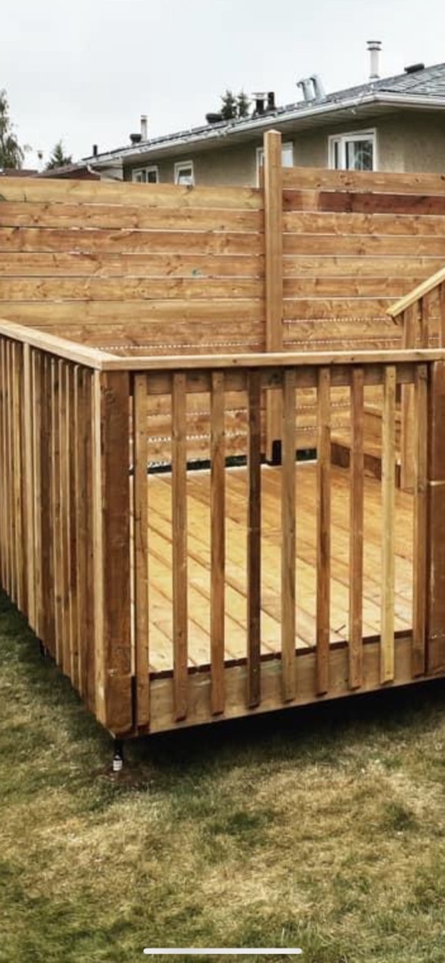 Deck builder Decks & Fences Edmonton Kijiji