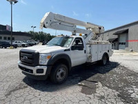 2016 Ford F550 with Terex HiRanger HR37-M Bucket Utility Unit