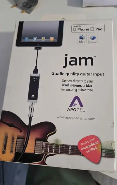 Apogee JAM (Guitar Interface for iPad, iPhone), View more