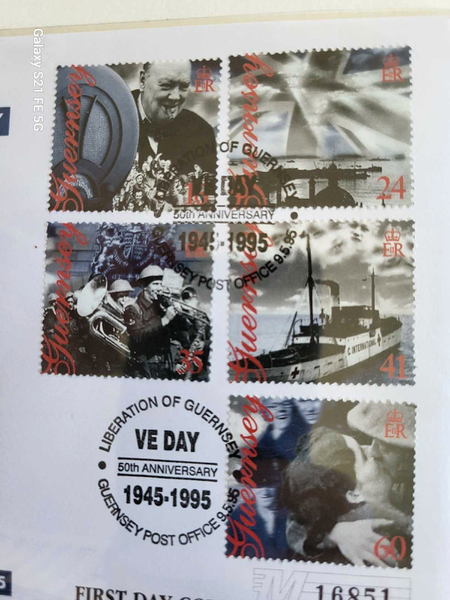 50th Anniversary VE Day First Day Cover in Hobbies & Crafts in Peterborough - Image 4