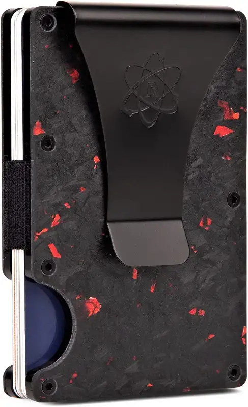 ROSSM Slim Minimalist Front Pocket RFID Blocking Carbon Fiber