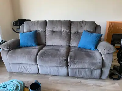 Reclining Sofa & Reclining Loveseat - manual, View more