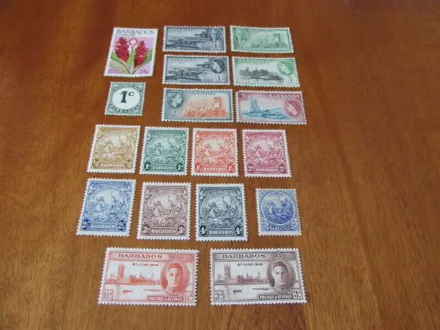 GSGS.  BARBADE, BARBADOS .  TIMBRES. STAMPS. in Arts & Collectibles in City of Montréal - Image 3