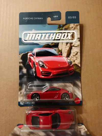 New Matchbox European Series Porsche Cayman 1:64 diecast car MBX, View more