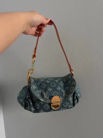 Louis Vuitton Denim Purse, View more