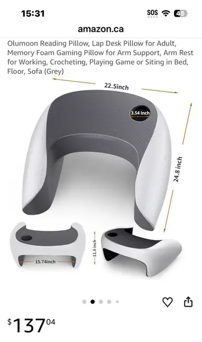 Lap desk pillow , View more