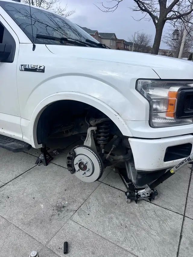 BRAKE AND ROTOR CHANGE