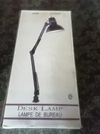 Clip on desk lamp