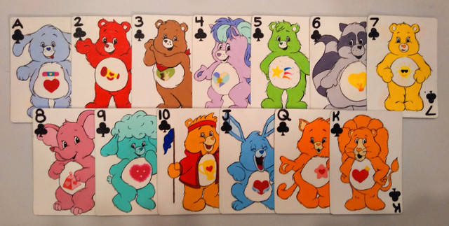 NEW Handpainted Care Bear Card Deck in Toys & Games in Hamilton - Image 4