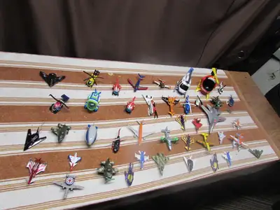 Miniature Toy Planes and Helicopters, 58 in total Sold as a lot of 58 $40 / lot (905) 549-6135 Locat...