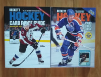 Guides annuels Beckett pour cartes de hockey