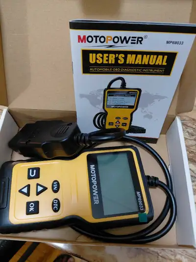 I'm selling a MotoPower MP69033 car diagnostic tool. This OBD2 scanner helps diagnose car issues by...