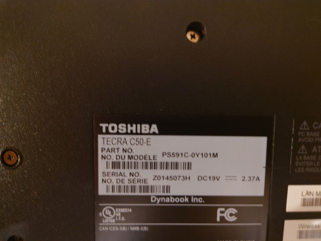 Dynabook (Toshiba) Tecra C-50-E in Laptops in Abbotsford - Image 4