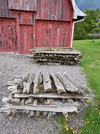 Aged Split Cedar Rails