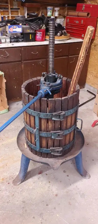 Grape Wine Press no longer needed... 300.oo O.B.O Low ballers will be ignored. Cash only..