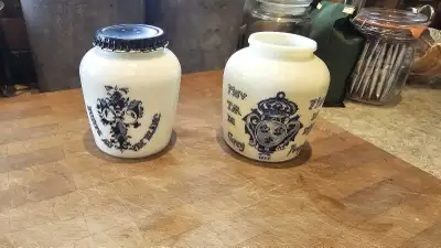vintage grey poupon mustard jars , View more