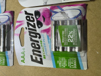 AAA Energizer rechargeable batteries 