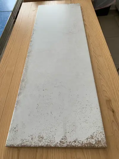 White With Rust Accent Ceramic Tile, View more