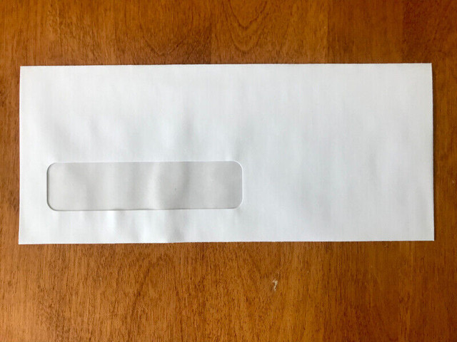 Window Envelopes - 500 Pack (brand new) in Other Business & Industrial in Saint John
