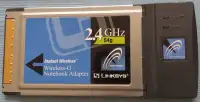 Linksys Wireless-G Notebook Adapter Model No.: WPC54G