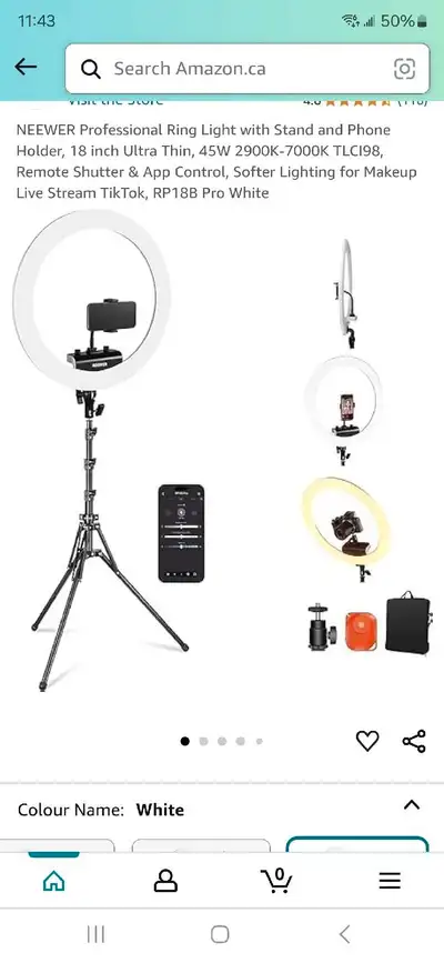New Neewer Professional ring light
