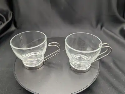 Vintage Bormioli Rocco Vitrosax Espresso Cups Set Italy, View more