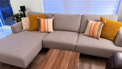 Move-Out Sale! Structube Victor Grey Sectional Sofa, View more