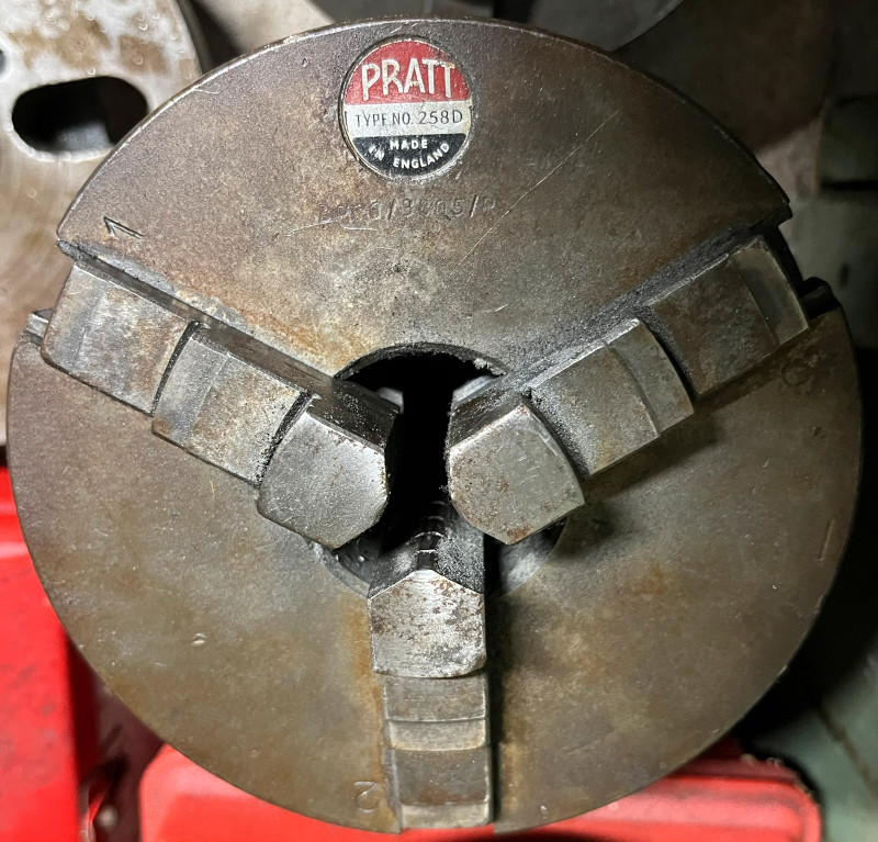 Pratt lathe chuck for sale  