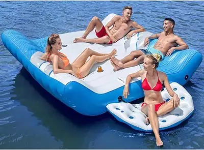 New-Tobin Sports Pacific Lounge Island, 4 Person Inflatable raft, View more